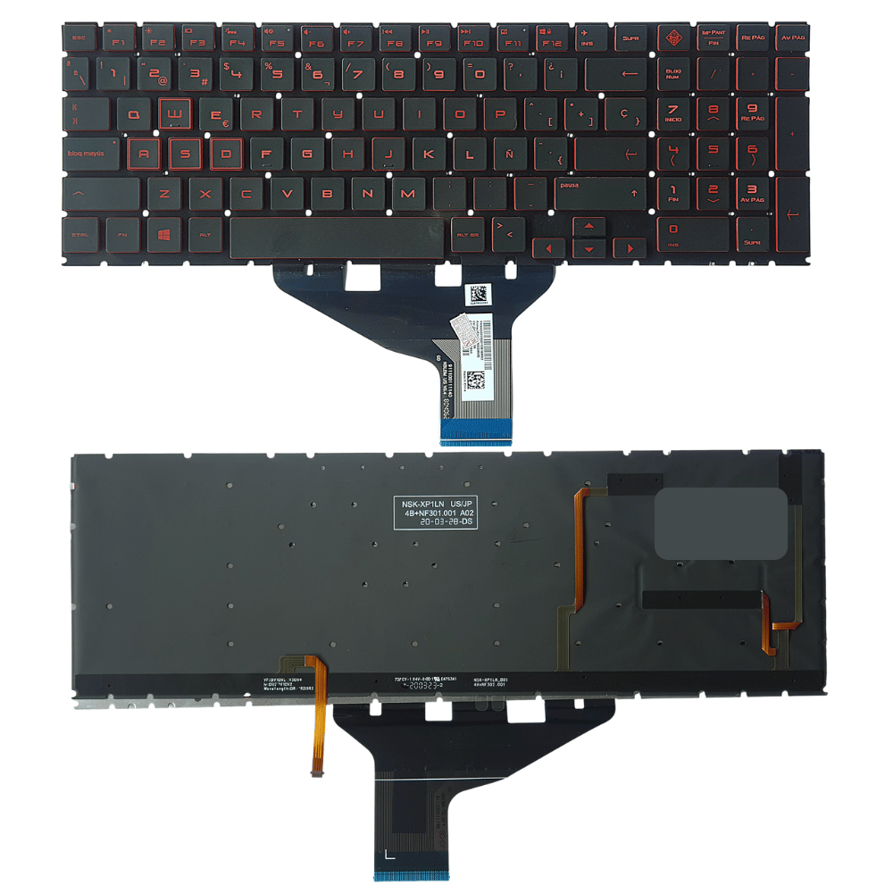 Teclado ORIGINAL para HP OMEN 15DC 15-DC 15-DH 17-CB Retroiluminado