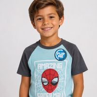 Polo Spiderman Flip Me Manga Corta