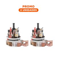 Pack2 Modulo Giratorio 360 Grados Compacto de 2 Niveles Blanco