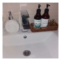 Canasta Funcional Tejida Multiuso Rectangular Marron para Hogar Moderno Y notas
