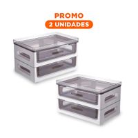 Pack2 Modulo Multifuncional de 2 Niveles para Te y Tazas Uso Diario 39.5x27x23.5cm