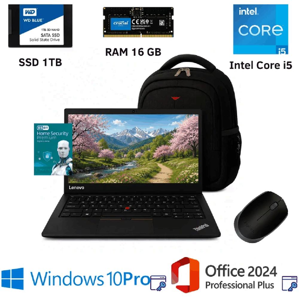 Laptop Thinkpad L440 CoreI5 16GB Ram 1TB SSD Office2024PP Windows10Pro ESET NOD32 Mochila Mouse