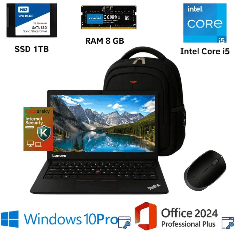 Laptop Thinkpad L440 CoreI5 8GB Ram 1TB SSD Office2024PP Windows10Pro Kaspersky Mochila Mouse