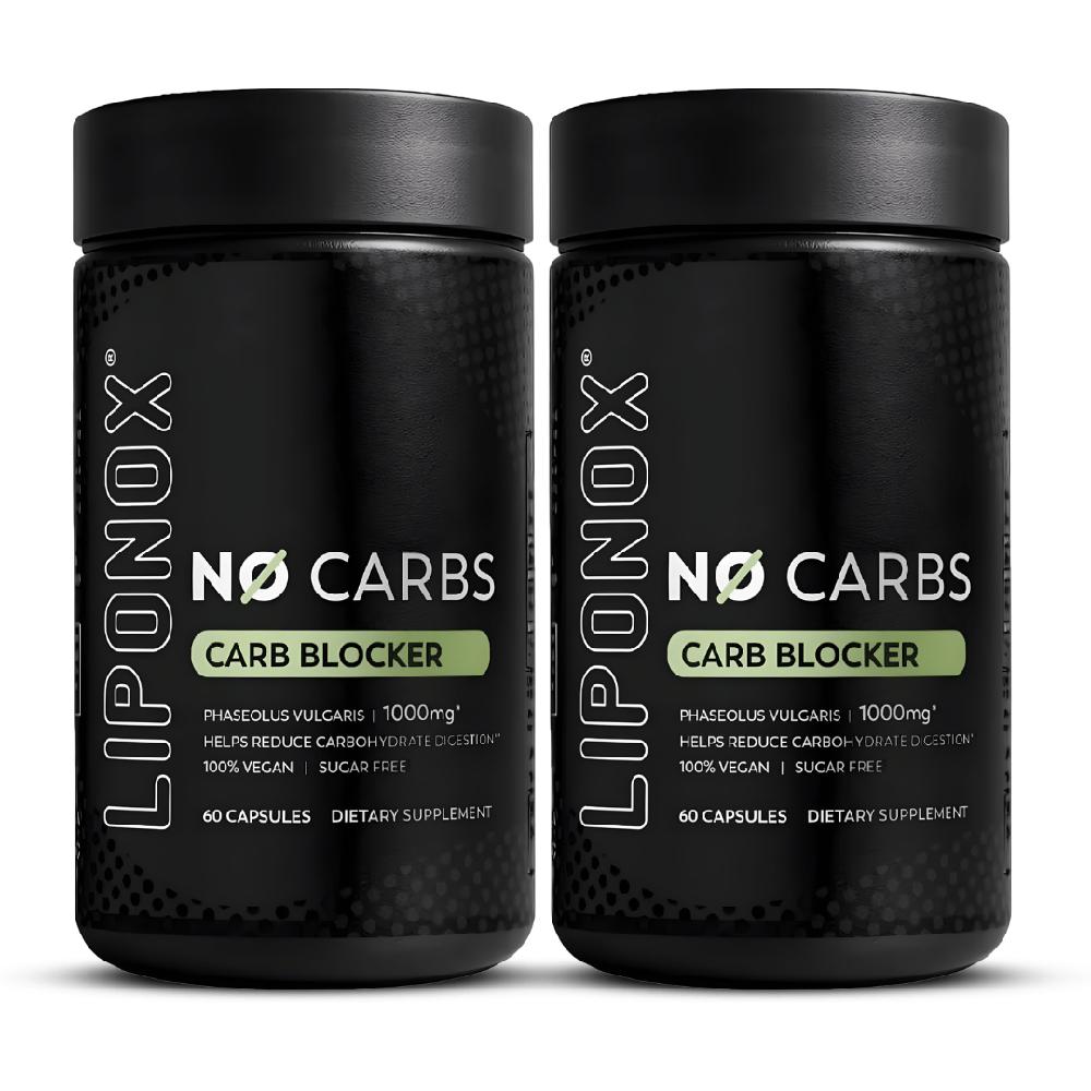 PACK X 02 - Bloqueador de Carbohidratos NO CARBS Liponox - 60 Cápsulas