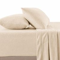 Juego De Sábanas 230 GR Polar Confort - Crema Arlin 2 Plazas