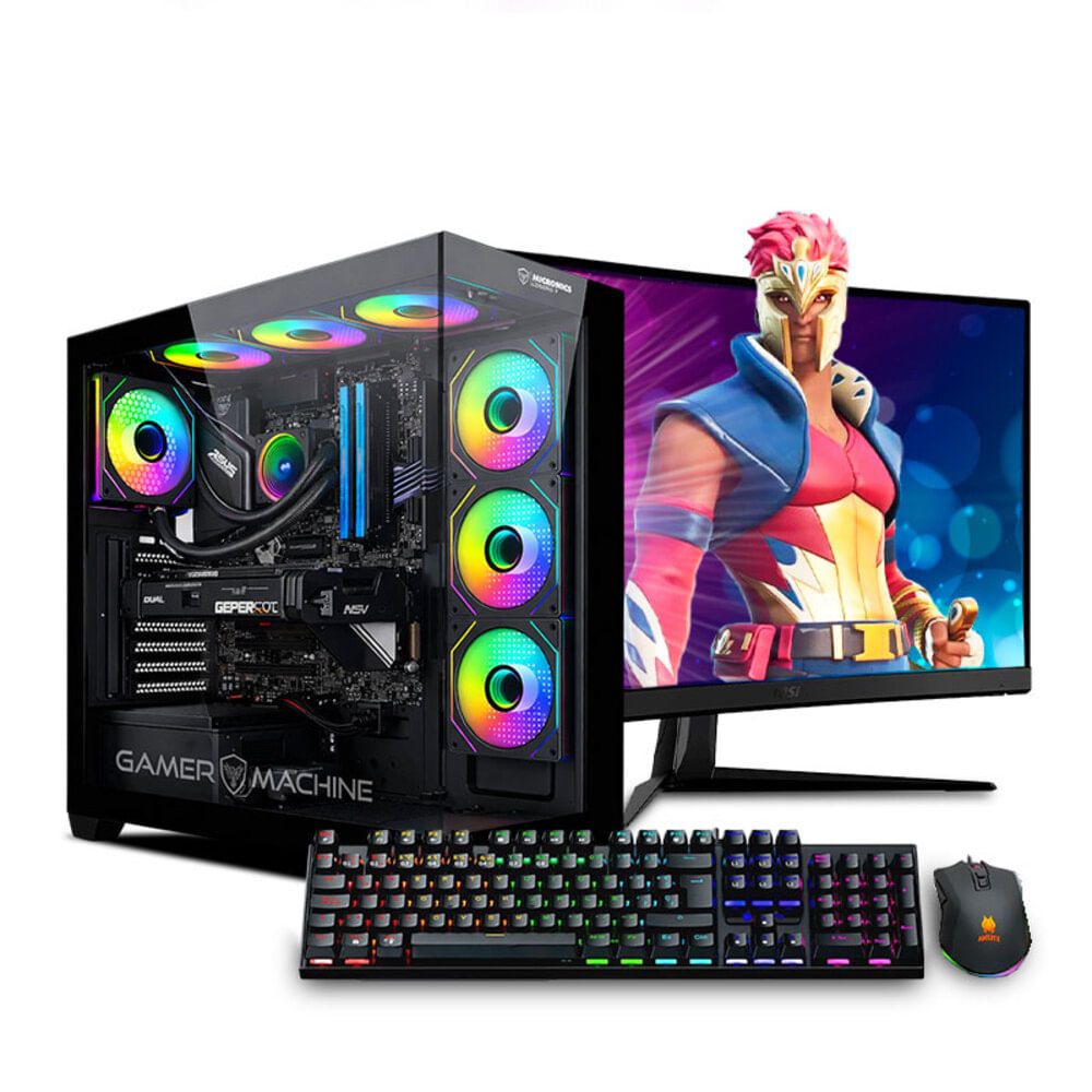 COMPUTADORA PC GAMER Core i9 14900KF 32GB DDR5 1TB 4TBHDD 27VA RTX5070TI 16GB MIPCLISTA - PCGAMER