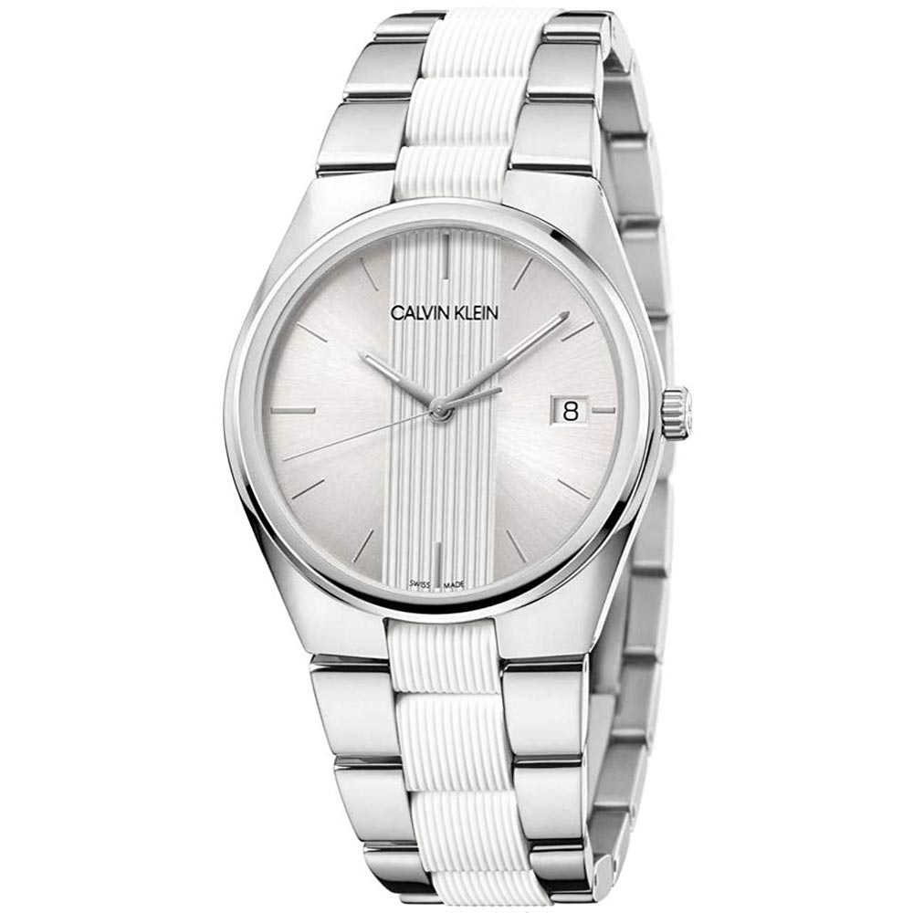 Reloj para Hombre Calvin Klein Contrast K9E211K6 Suizo Fecha Acero Inoxidable