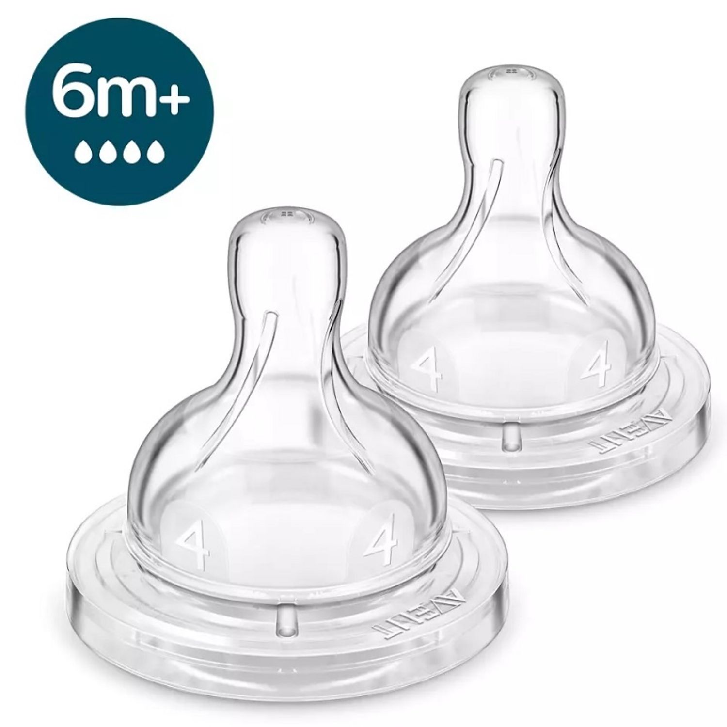 Tetina Anticolic Flujo Rápido 6+ X2 Philips Avent