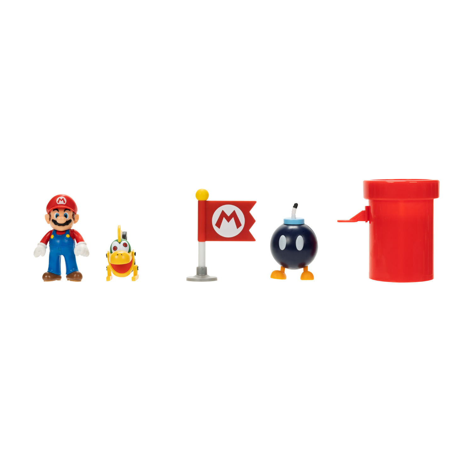 Set Diorama Super Mario Cubierta De Aeronave