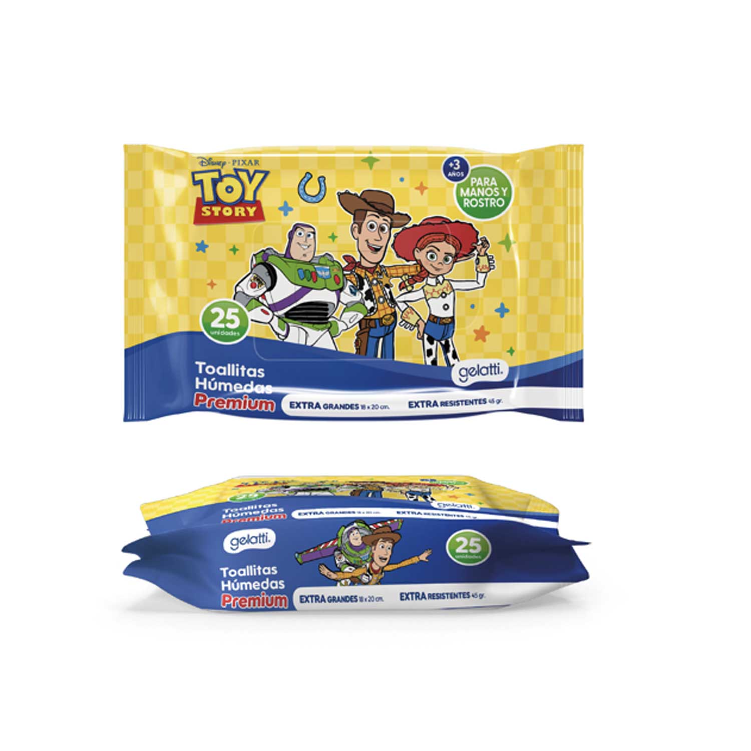 Wipes Toy Story X 25 Unidades Gelatti