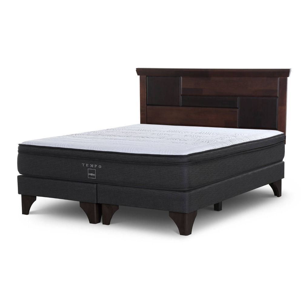 Cama Europea Tempo King + Cabecera Domenico