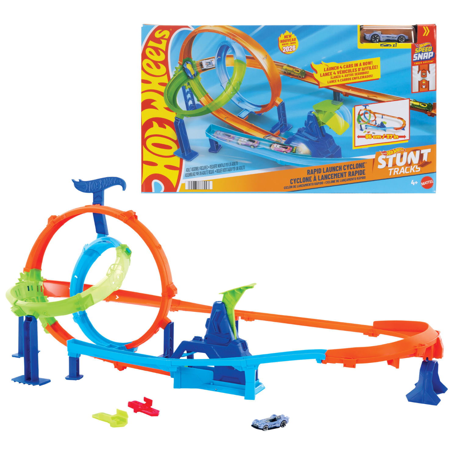 Pista Ciclón De Lanzamiento Rápido Hot Wheels