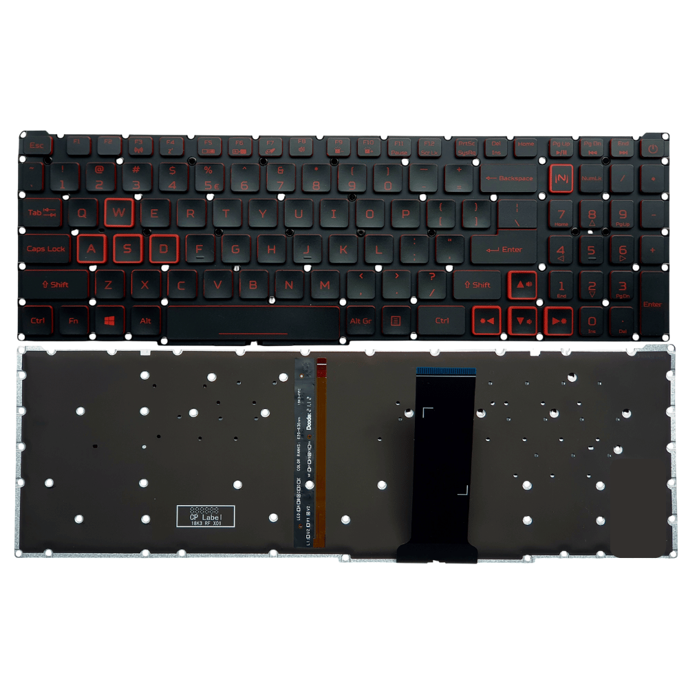 Teclado para Acer Nitro 5  AN517-51 AN515-55-51M9 AN515-55-521N