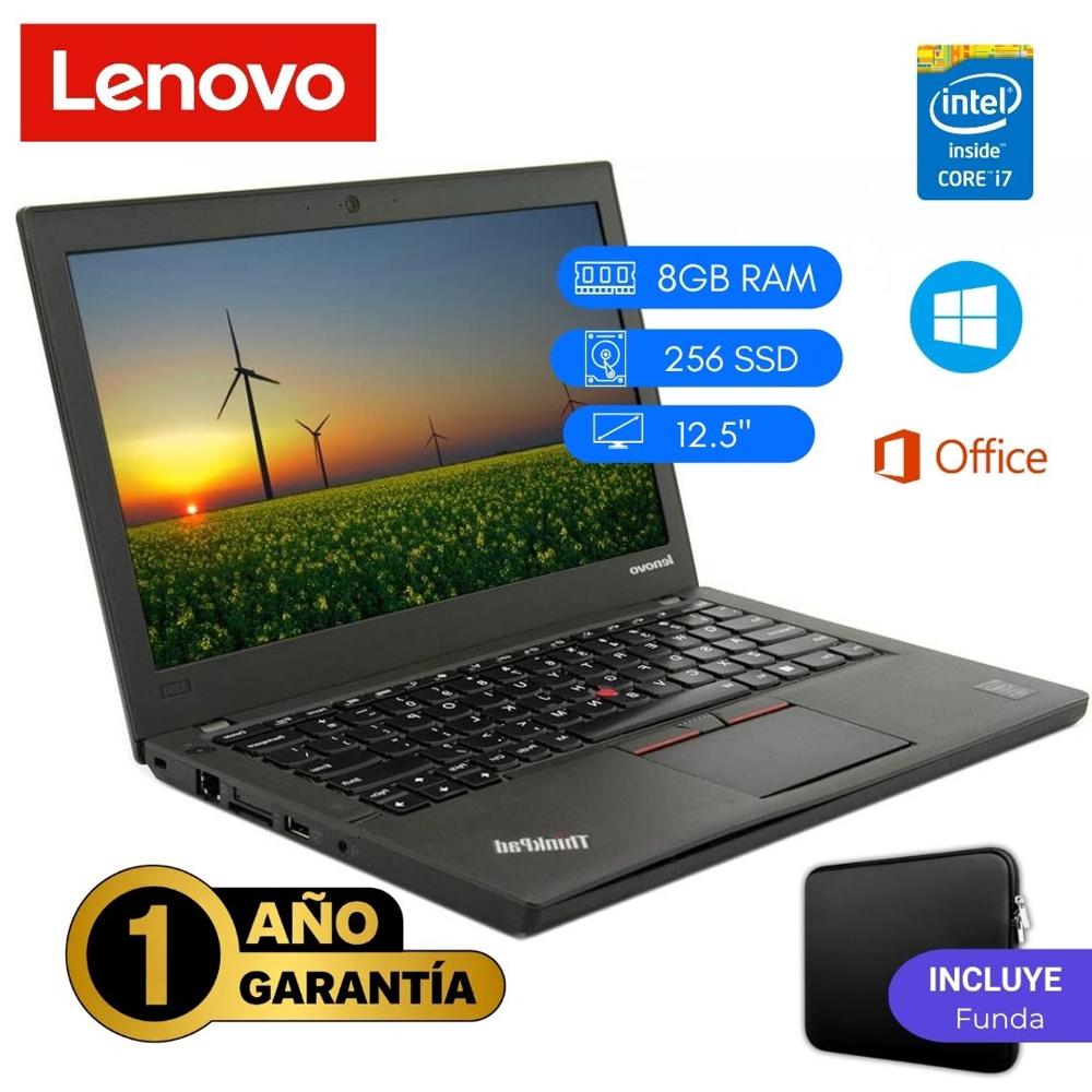 Reacondicionado Laptop  Lenovo ThinkPad X240 Core i7 4ta 8GB RAM 256GB SSD 12.5""