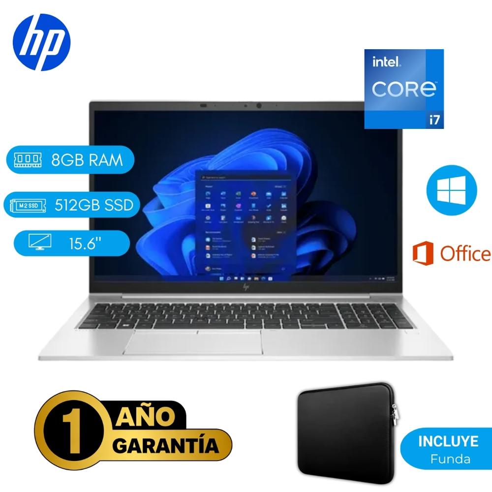 Reacondicionado Laptop  HP EliteBook 850 G8 Core i7 11va 8GB RAM 512GB M.2 SSD 15.6""