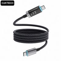 Cable USB C a USB C 240W PD 3.1 con Pantalla OLED y Carga Rápida 2 Metros