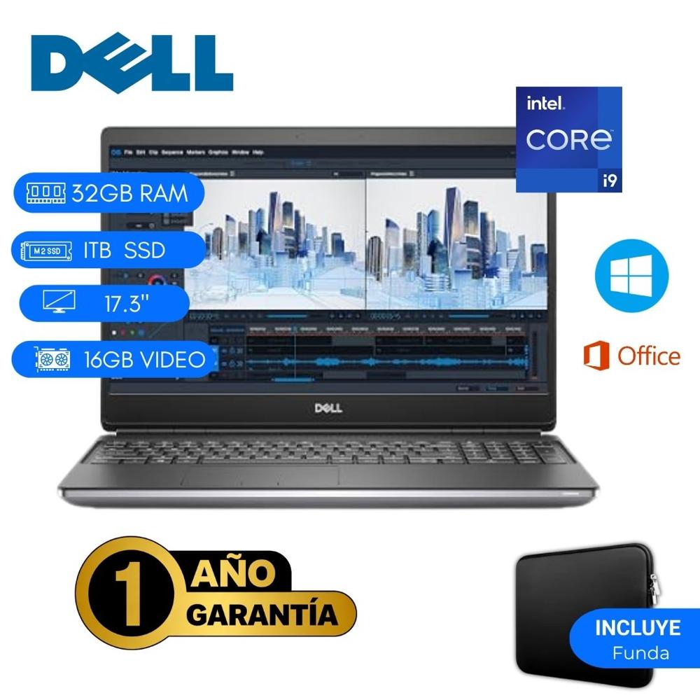 Reacondicionado Laptop  Dell Precision 7760 Core i9 11va 32GB RAM 1TB SSD 17.3""
