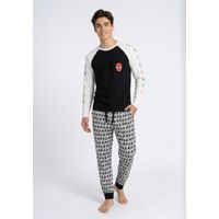 Pijama Juvenil Hombre Pantalon Plush M6602