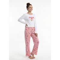 Pijama Juvenil Mujer Pantalon Piel De Durazno D6590