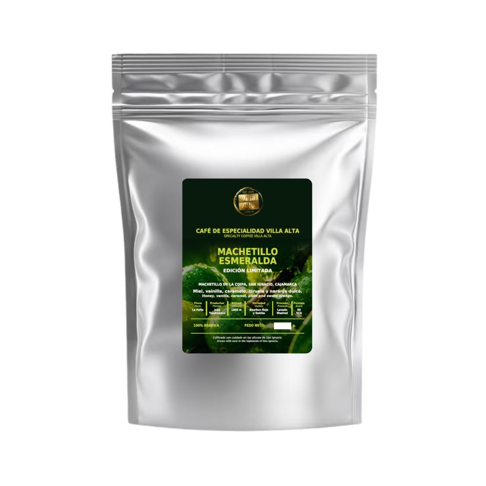 Café MACHETILLO ESMERALDA Origen San Ignacio Grano Tostado 500g 1755102973664