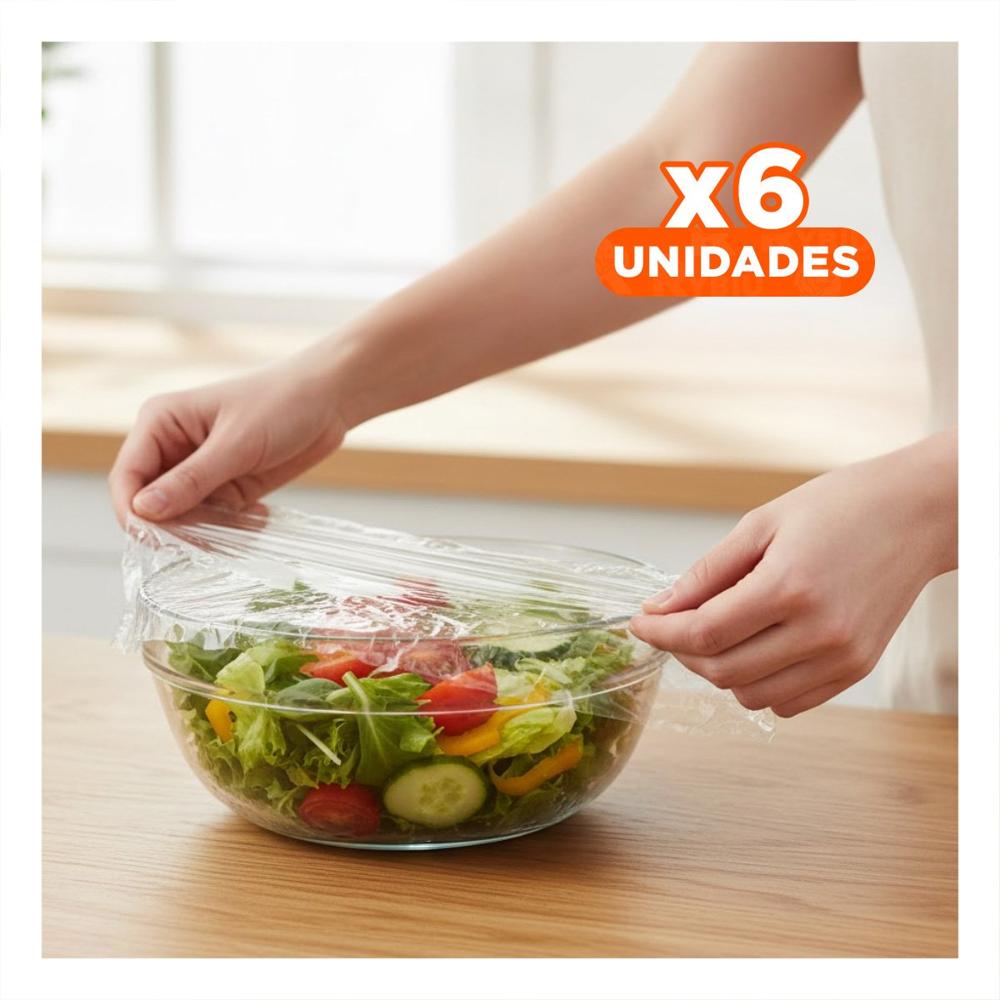 Pack6 Proteccion Film para Alimentos 20m x 30cm Transparente Hogar Y Papel Regalo