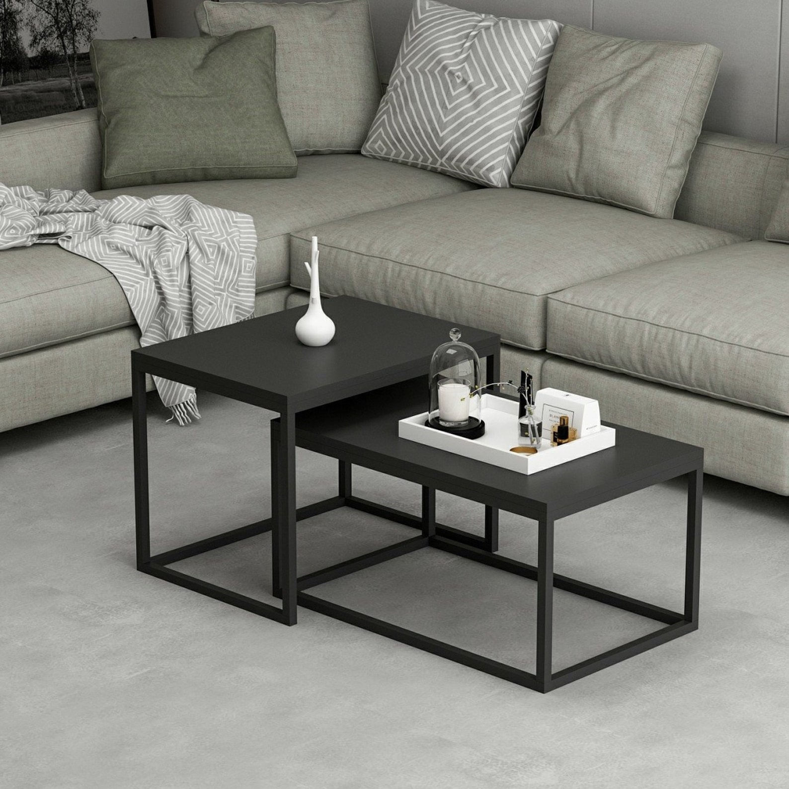 Mesa de Centro Kalina Ventitas Perú Negro