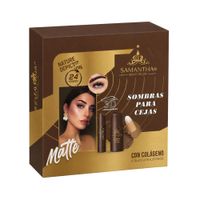 Kit De Sombras Para Cejas Con Sello y Plantillas