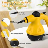 LIMPIADOR A VAPOR PORTÁTIL DE MANO MULTIUSOS AMARILLO