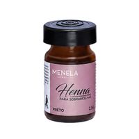 Tinte Menela Henna Para Cejas Tono Preto