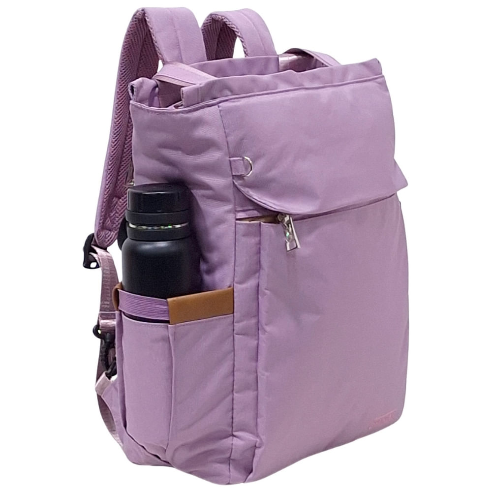 Bolso Mochila Viajera Modelo Renata - Aceituna