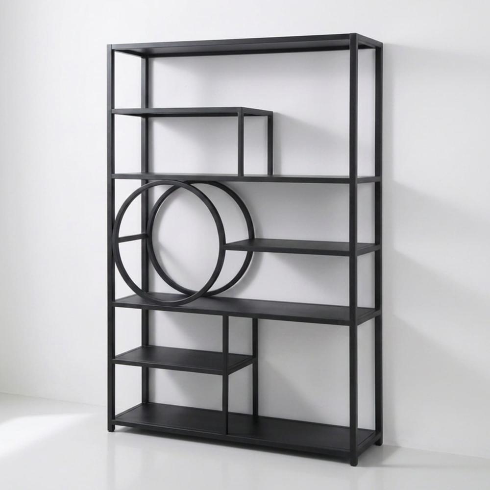Estante Industrial Leandro Negro Coricha Home