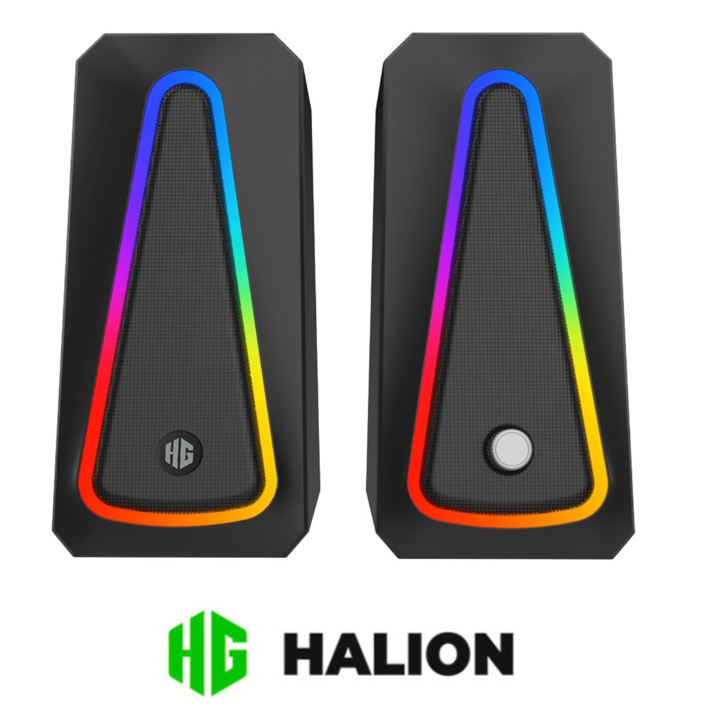 Parlante de PC Halion HA S257 10 Watts Iluminación LED RGB