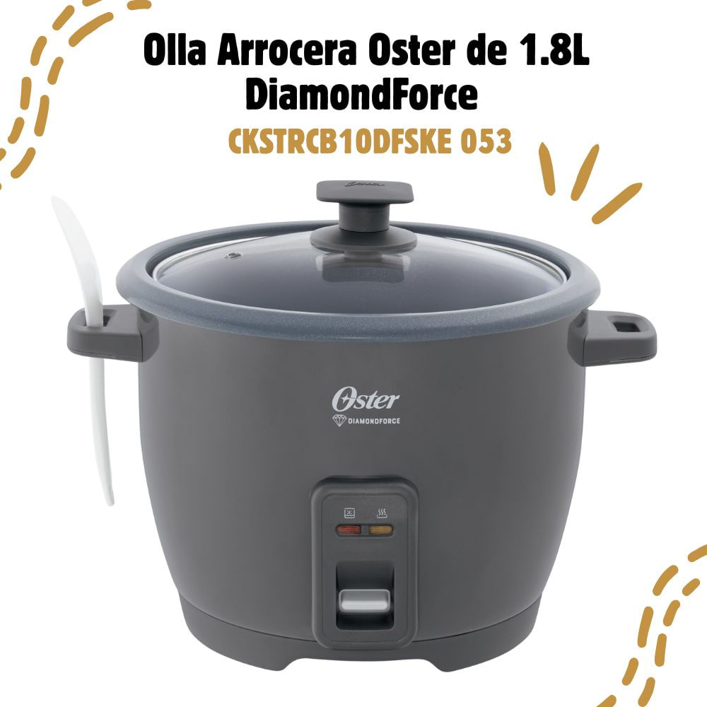 Arrocera Oster 3 en 1 de 12 Tazas DiamondForce - CKSTRC12DFSKE053