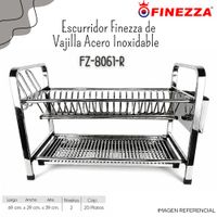 Escurridor Finezza de Vajilla Acero Inoxidable FZ-8061-R