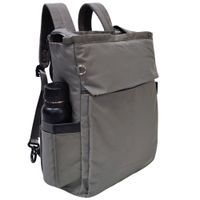 Bolso Mochila Viajera Modelo Renata - Plomo