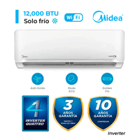 Aire Acondicionado Midea Split De 12000 BTU Inverter Frío Solo