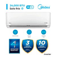 Aire Acondicionado Midea Split De 24000 BTU Inverter Frío Solo