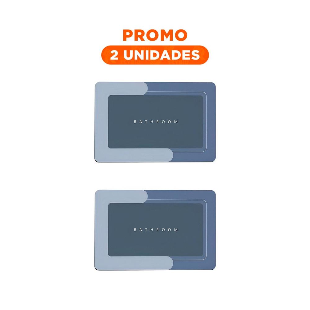 Pack2 Concepto Rectangular Azul para Decoracion de Bano Hogar