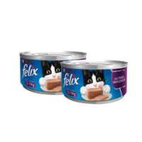 Pack FELIX Paté de Pavo y Menudencias Lata 156g x 2un