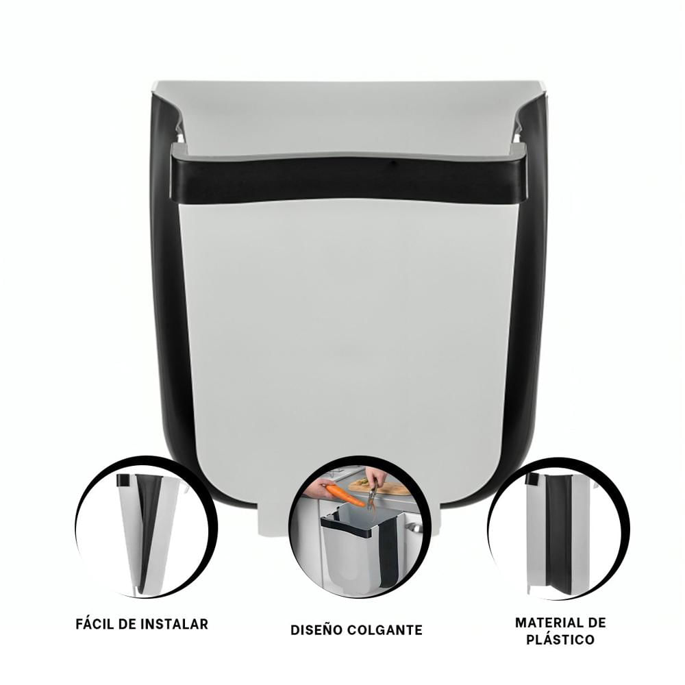 Cubo Plegable para Basura Mantiene Limpieza y Facil Organizacion en Casa Y Ligas Regalo