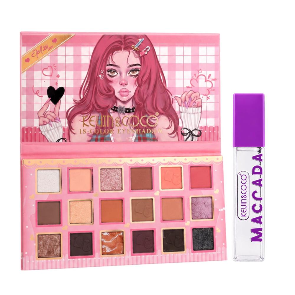 Pack Máscara de Pestañas + Paleta de sombras - kevin & Coco