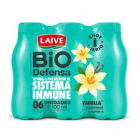 Yogurt Bio Defensa LAIVE Vainilla Botella 100ml Paquete 6un