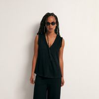 Polo Mujer Sfera Basico Liso Negro