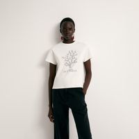 Polo Mujer Sfera Manga Corta Pechera Jaretas Dark Blanco