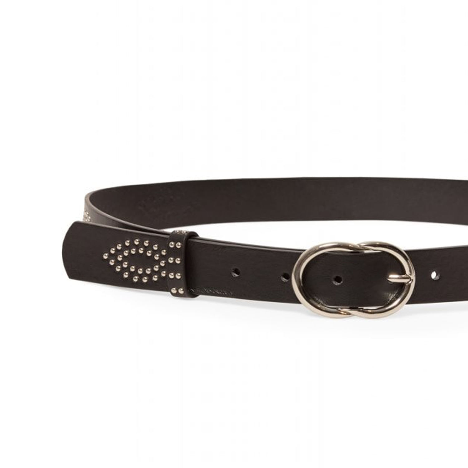 Correa Mujer Sfera Basico Tachas En Hook Mx Negro 95