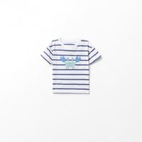Polo Bebe Niño Sfera Rayas Cangrejo Towel Blanco