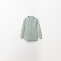 Camisa Niño Sfera Lino Algodón Lisa Verde Claro