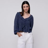 Blusa Mujer Lux Amc Manga Larga