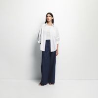 Pantalon Mujer Sfera Rayas Azul Oscuro