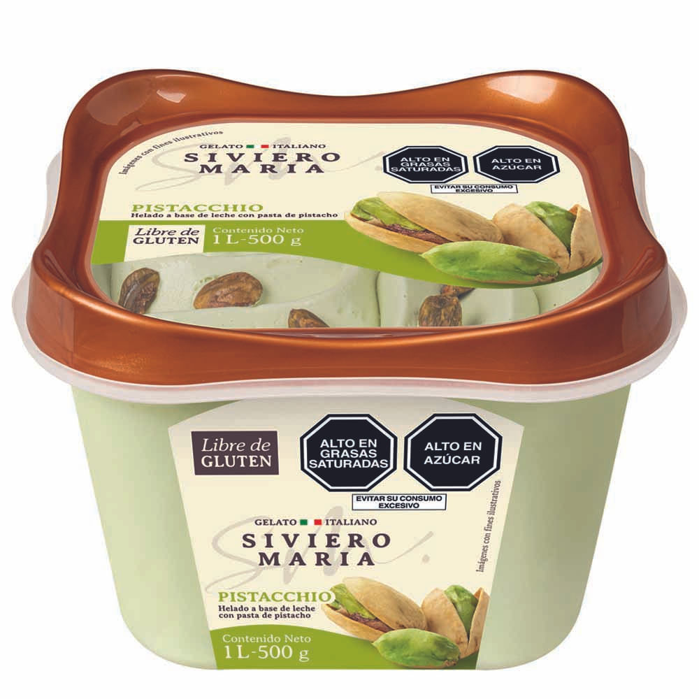 Helado SIVIERO MARIA Pistacchio Pote 1L